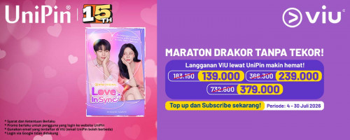 Maraton Drakor Tanpa Tekor! Nikmati Promo Spesial VIU Premium di UniPin 15th Anniversary